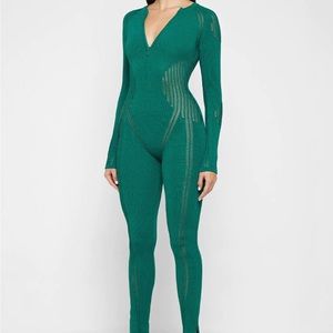 Maniere de voir knitted contour jumpsuit